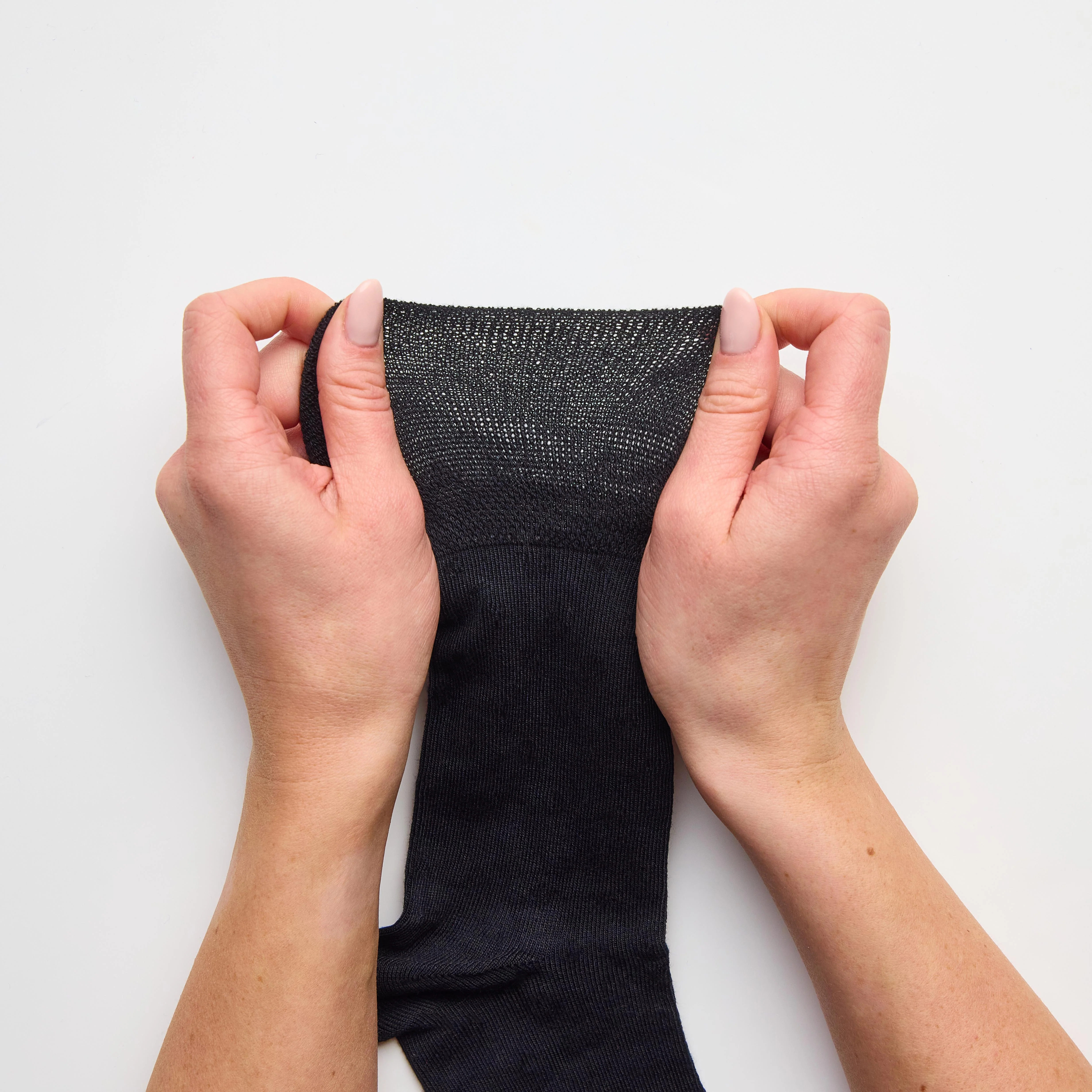 3 Pairs Ladies Plain Cotton Socks - Black - Image 3